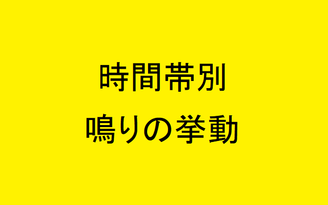UberEats富山の稼働時間帯別、鳴りの挙動を解説するぞ！